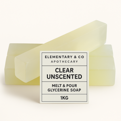 Glycerine Soap Clear Melt & Pour Unscented