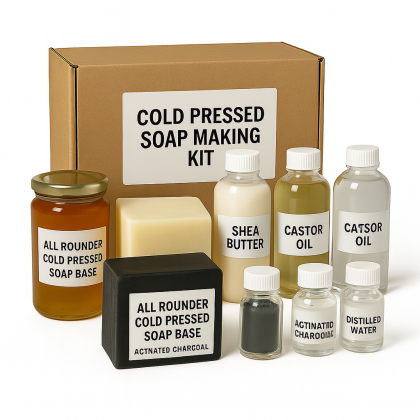 Diy 1Kg All Rounder Cold Pressed Soap Base With Activated Charcoal