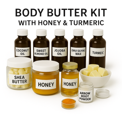 Diy 1Kg Body Butter Base Kit With Turmeric And Honey