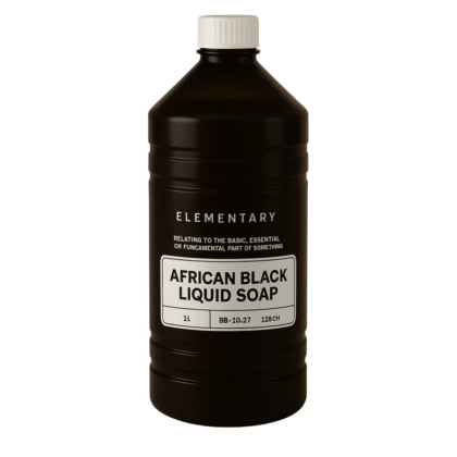 African Black Liquid Soap.
