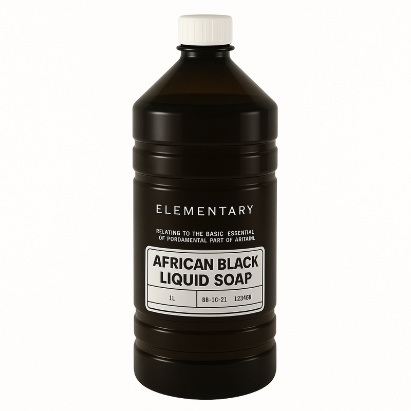African Black Liquid Soap.