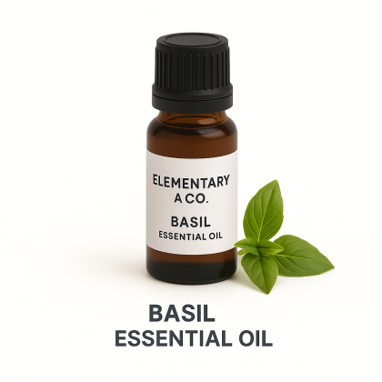 Essential Oil: Basil .