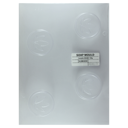 100g Cannabis Leaf Round Bar Mould