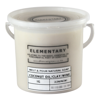 Natural Soap: Coconut Oil, Clay and Wine