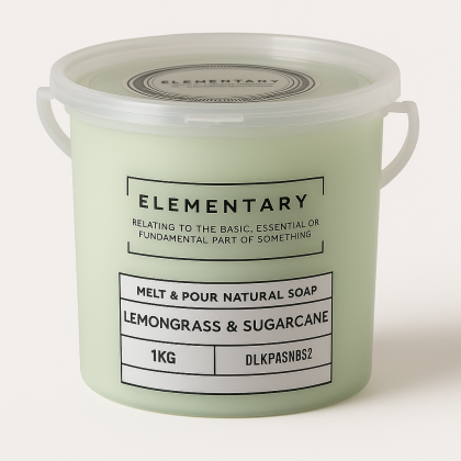 Natural Soap: Lemon Grass & Sugarcane.