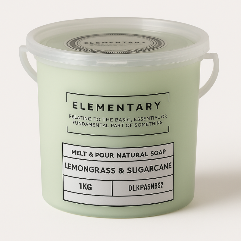 Natural Soap: Lemon Grass & Sugarcane.