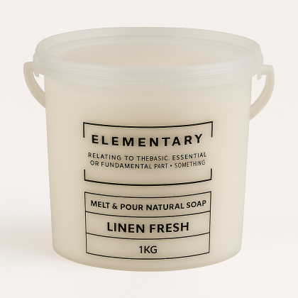 Natural Soap: Linen Fresh.