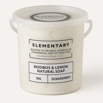 Natural Soap: Rooibos & Lemon.