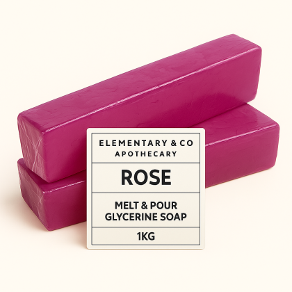 Glycerine Soap Melt & Pour Rose