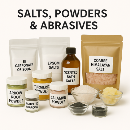 Salts, Powders & Abrasives