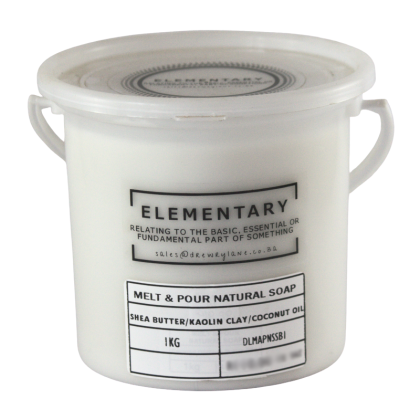 Natural Soap: Shea Butter and Kaolin Clay/Coconut Oil