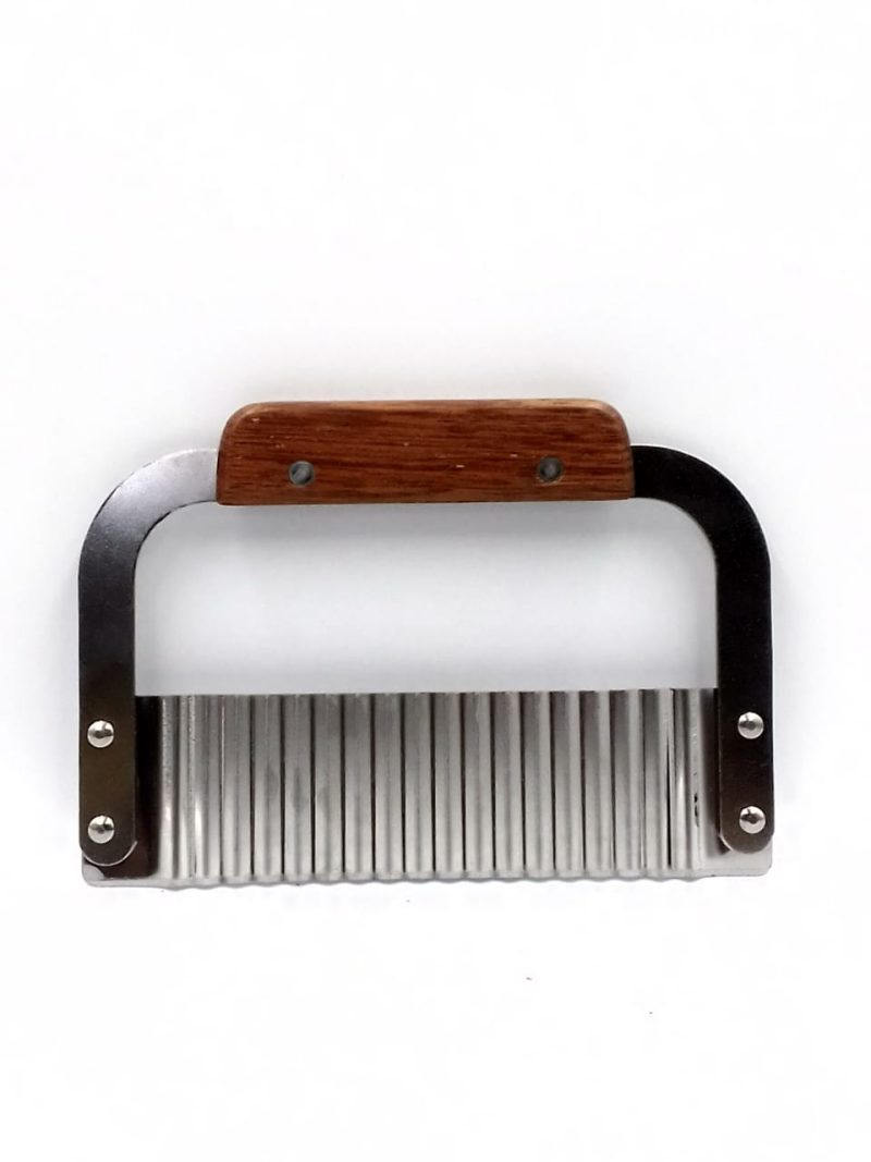 Soap Cutter with Wooden Handle CrinkleCut