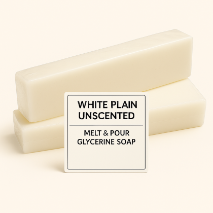 Glycerine Soap Melt & Pour Unscented White