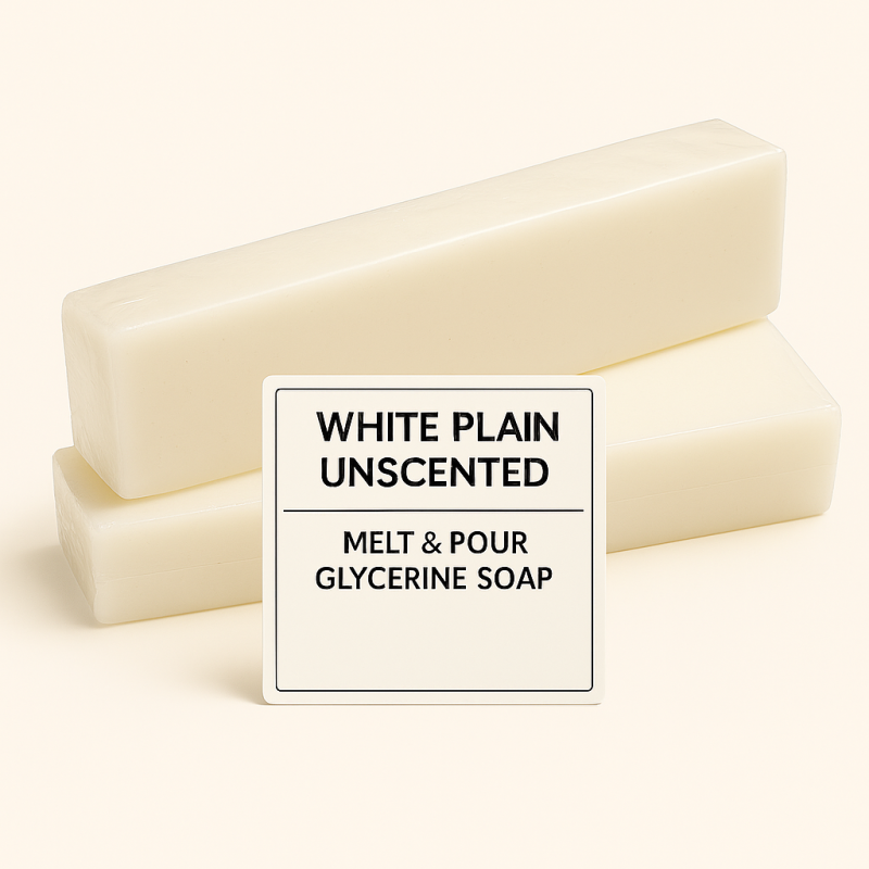 Glycerine Soap Melt & Pour Unscented White