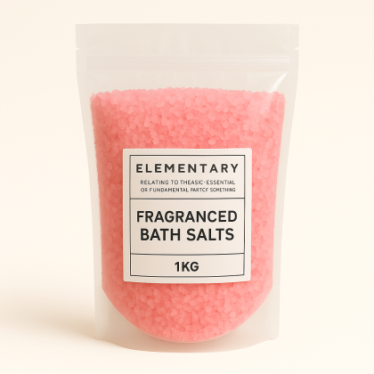 Ready Mixed Bath Salts Fragranced & Coloured.
