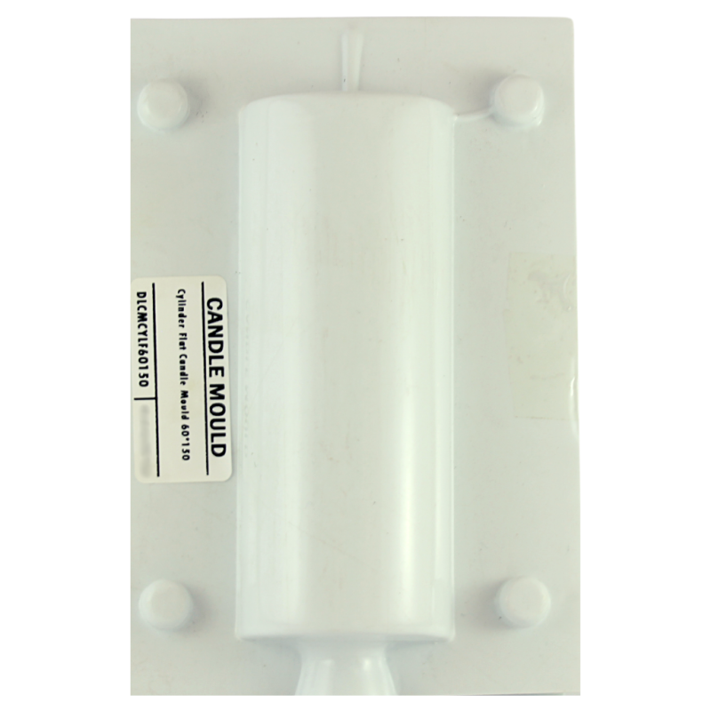 Cylinder Flat Candle Mould 60x150