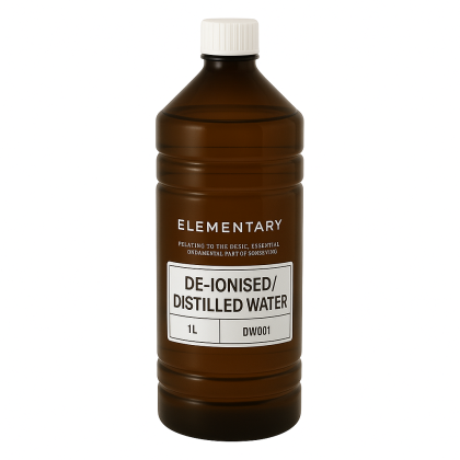 Deionised Distilled Water .