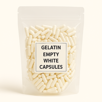 Gelatin Empty White Capsules