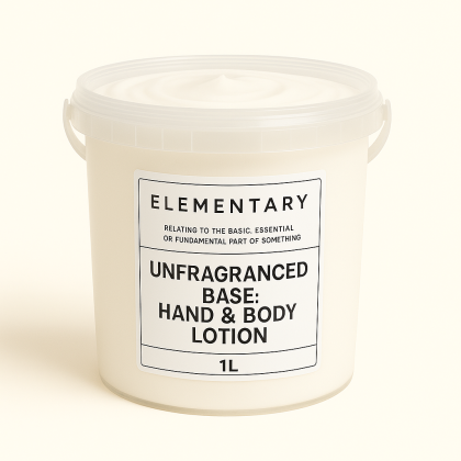 Un fragranced Base: Hand & Body Lotion .