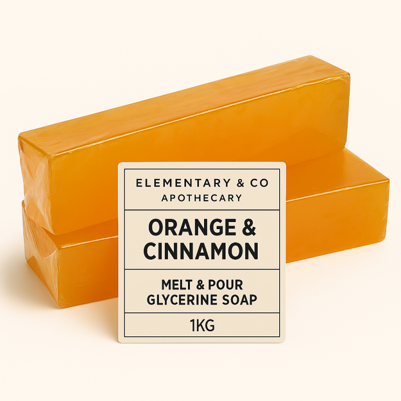 Glycerine Soap Melt & Pour Orange & Cinnamon