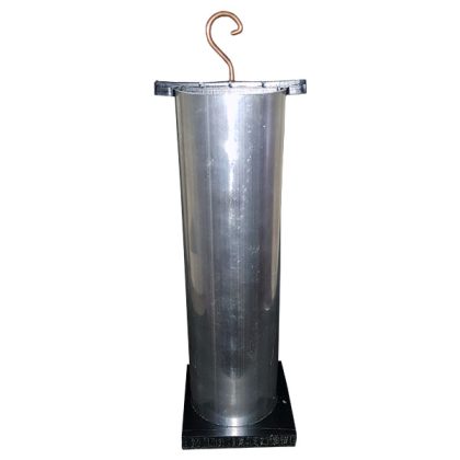 Pillar Round Alloy Candle Mould 48x150