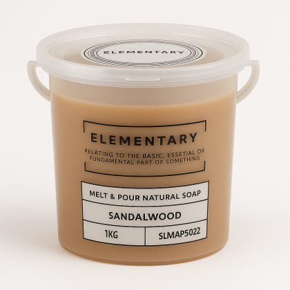 Natural Soap: Sandalwood.