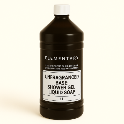 Un fragranced Base: Shower Gel / Liquid Soap .