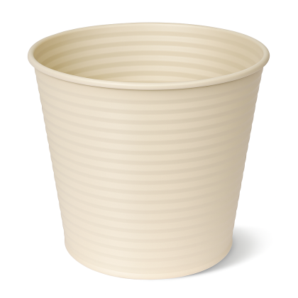 Candle Jar: Metal Tin Cream14cm x 13cm