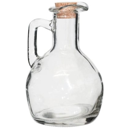 Glass Oil Bottle with Cork 13cm 150ml