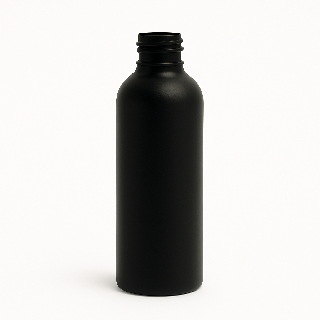 HDPE Bottle 125ml Brooke BLACK No cap