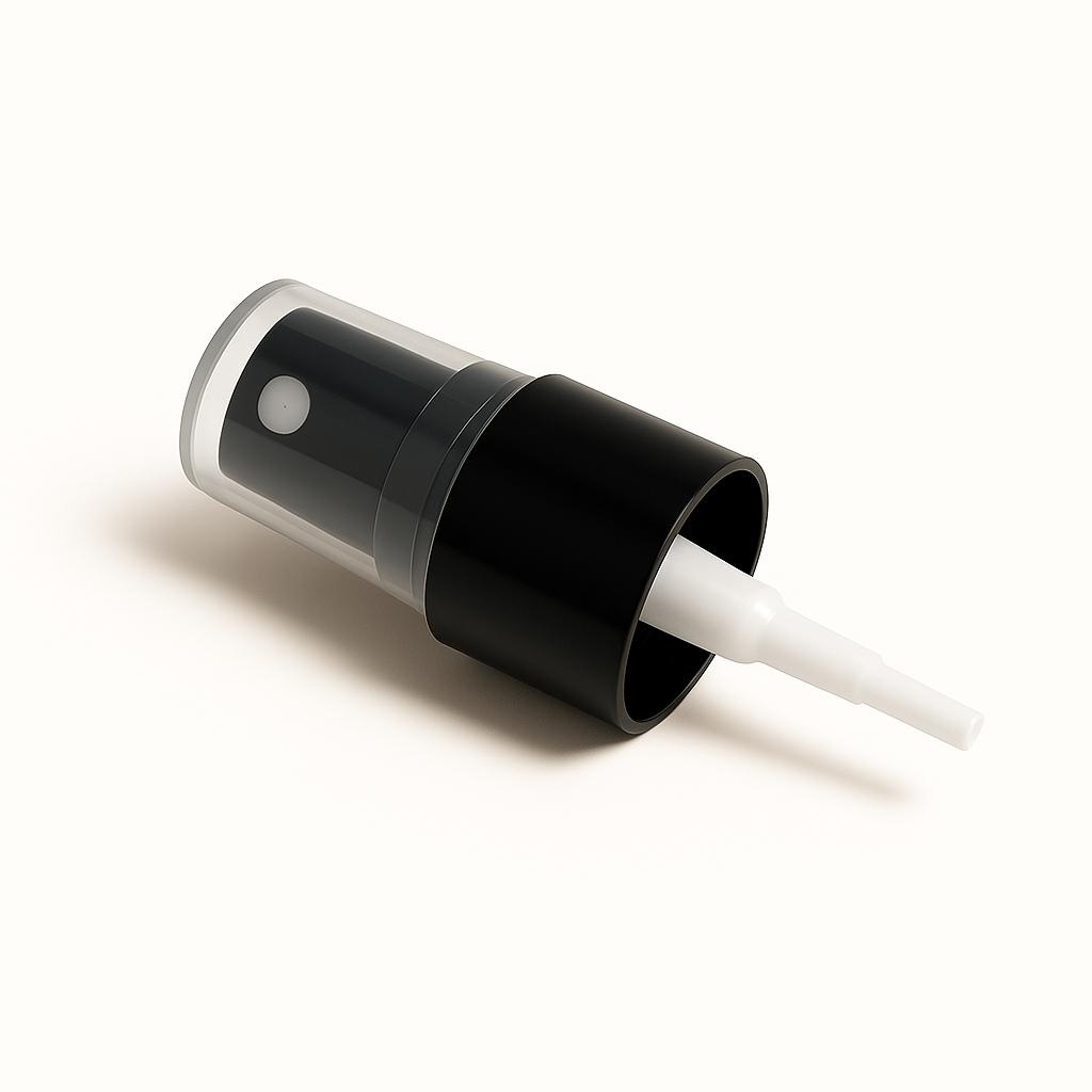 Spray Atomiser Plastic 18mm Black Smooth