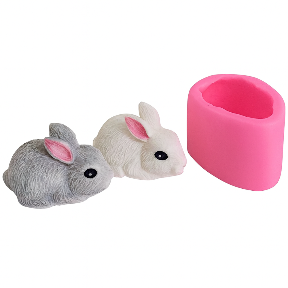 Mould Silicone, Textured Rabbit Mould