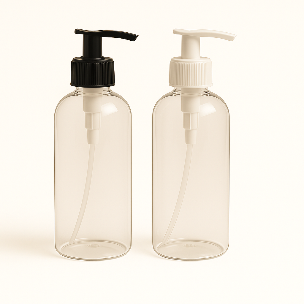 PET Bottle 200ml Rosalee with Lotion Pump