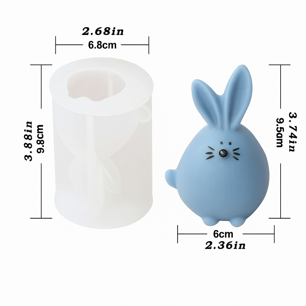 Mould Silicone Bunny Egg
